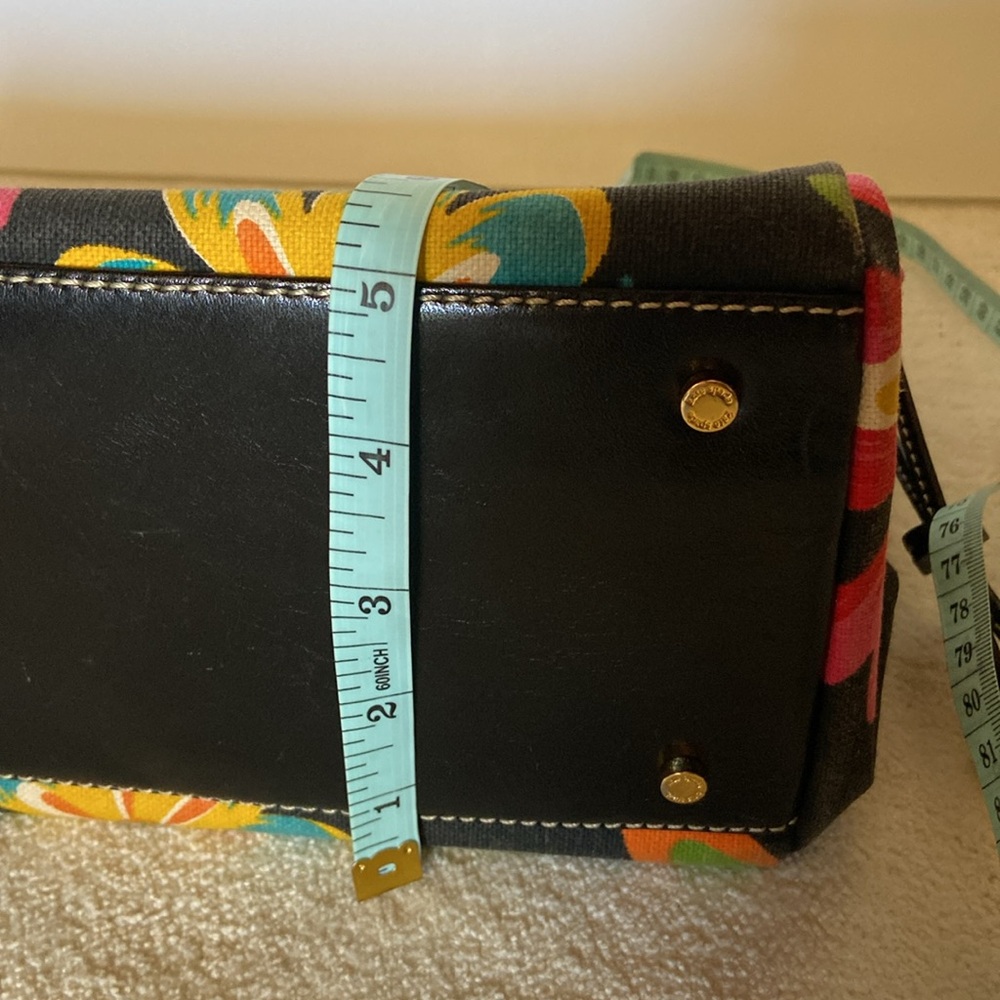 Kate Spade Floral Canvas Tote, Great Vintage Condition - Picture 10 of 12